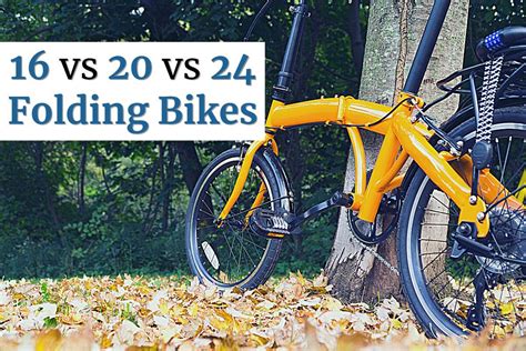 16-inch vs 20-inch vs 24-inch Folding Bikes Compared [2024]