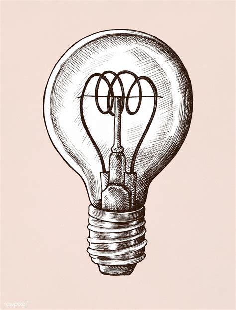 Hand-drawn light bulb illustration | premium image by rawpixel.com / Noon | Light bulb ...