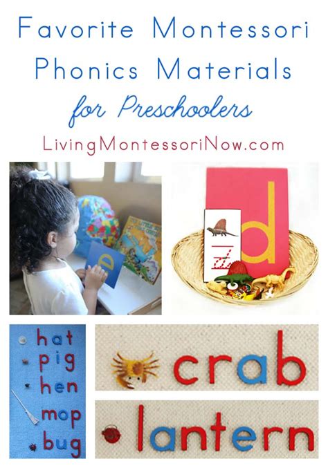 Favorite Montessori Phonics Materials for Preschoolers - Living Montessori Now