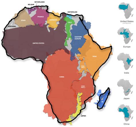 Mapped: Visualizing the true size of Africa - MINING.COM