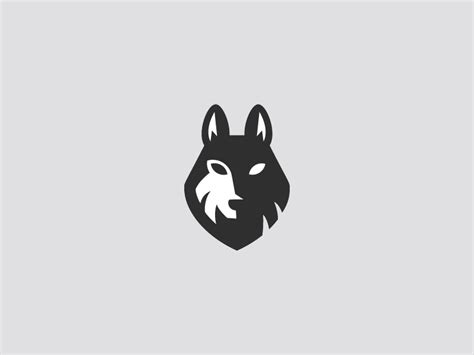 Simple Wolf Logo - LogoDix