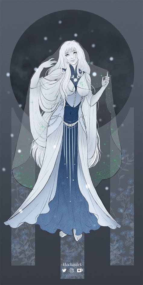 Selune, Goddess of the Moon by Klockquirk : ImaginaryCharacters