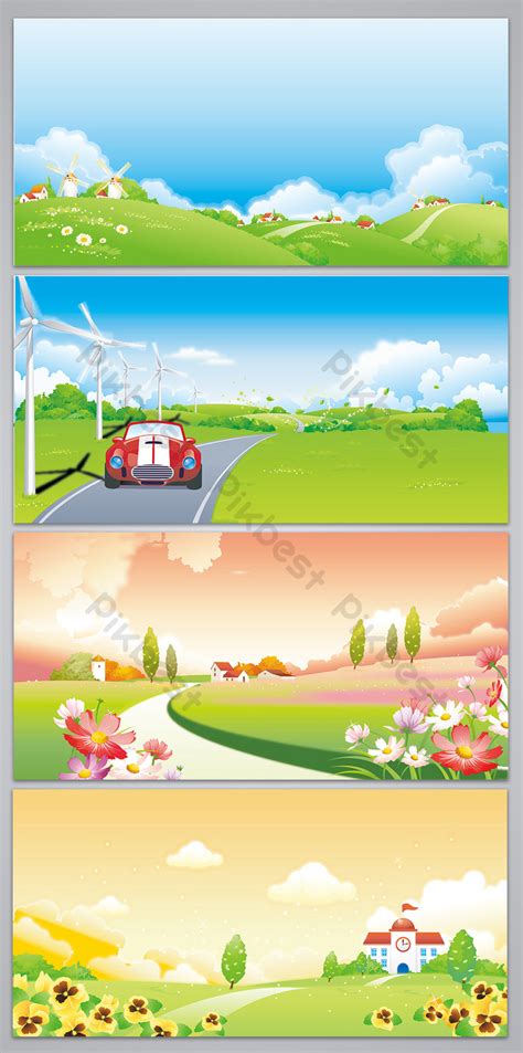 Cartoon hand-drawn highway background | Backgrounds AI Free Download - Pikbest