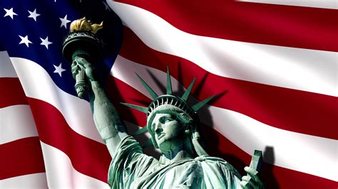 American Flag Statue of Liberty 4K HD 4th Of July Wallpapers | HD Wallpapers | ID #77593