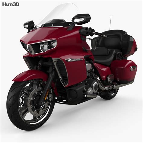 Yamaha Star Venture 2018 3D model - Vehicles on Hum3D