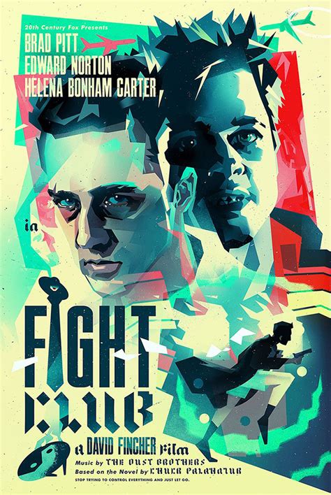 Fight Club by Collin Schlicht - Home of the Alternative Movie Poster -AMP-