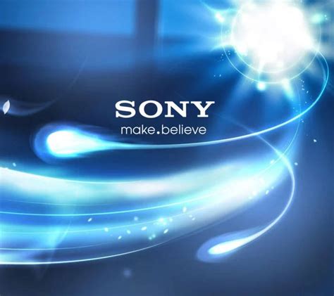 Download Sony Logo Blue Graphic Wallpaper | Wallpapers.com