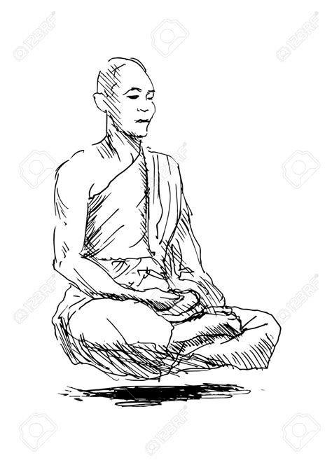 Meditation Drawing at GetDrawings | Free download