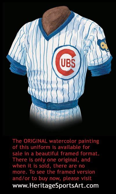 Chicago Cubs Uniform and Team History | Heritage Uniforms and Jerseys ...