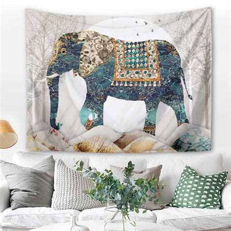 Elephant Tapestry Wall Hanging | Kalamandala Australia