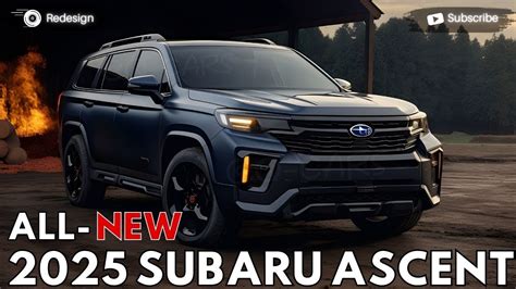 All New 2025 Subaru Ascent Review - Hybrid Powertrain and New Trims : All details, - YouTube