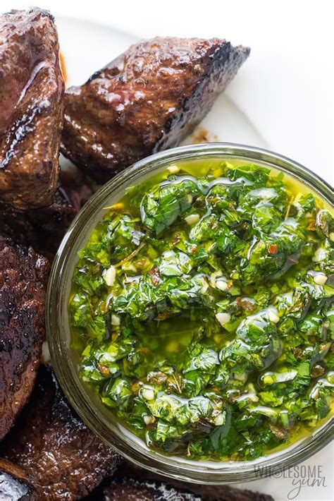 The Best Authentic Chimichurri Sauce Recipe (VIDEO!) | Wholesome Yum