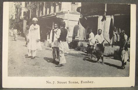 Street Scene - Bombay (Mumbai) - Old Indian Photos