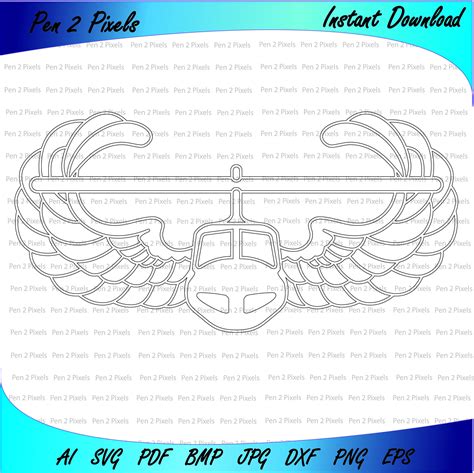 Air Assault, Silhouette Digital Download, Cut, Engraving, Bmp, Dxf, Eps ...