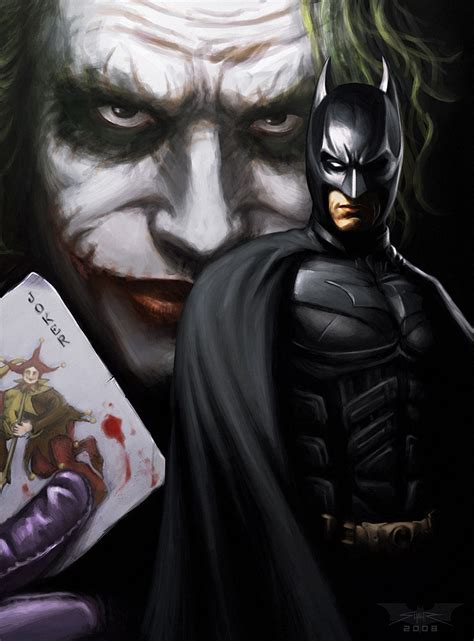 The Joker & Batman - The Dark Knight Fan Art (9483745) - Fanpop