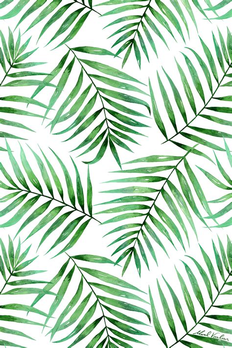 Palm Tree Leaf Pattern