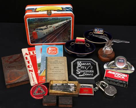 #2153: LOT OF KCS, MO PAC & MORE RAILROAD COLLECTIBLES