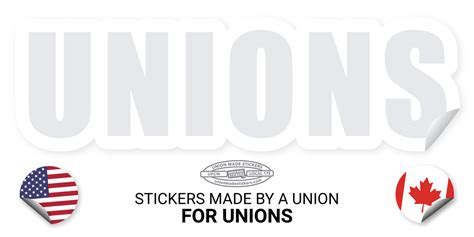 Union Made Stickers