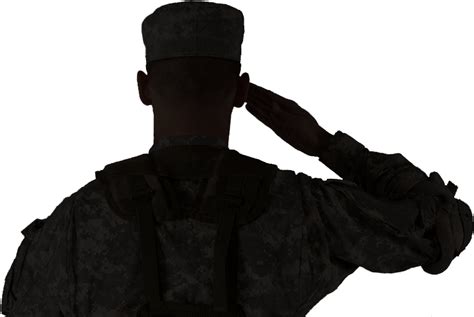 Download Military Salute Silhouette | Wallpapers.com