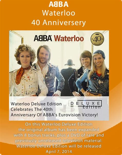 ABBAFanatic: ABBA Waterloo Deluxe Edition Release Date