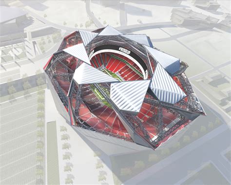 Falcons Stadium Architect Goes 'Over the Top' With Roof Design | 2014 ...