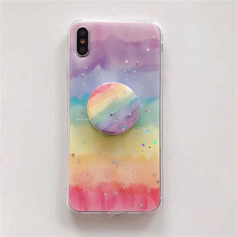 Rainbow Gradient Silicone iPhone Case - Queerks™ Phone Case Diy Paint ...