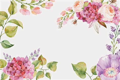 Posters Floral Watercolor Background, Watercolor, Flowers, Poster Background Image for Free Download