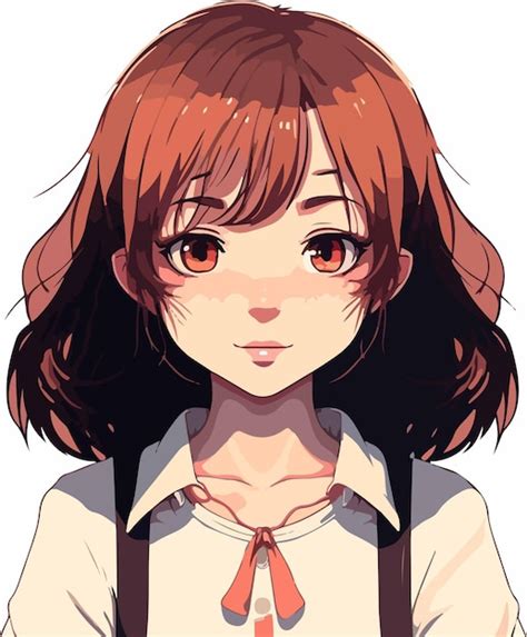 Premium Vector | Young girl anime style character vector illustration ...