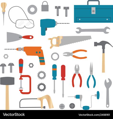 Tools clipart Royalty Free Vector Image - VectorStock