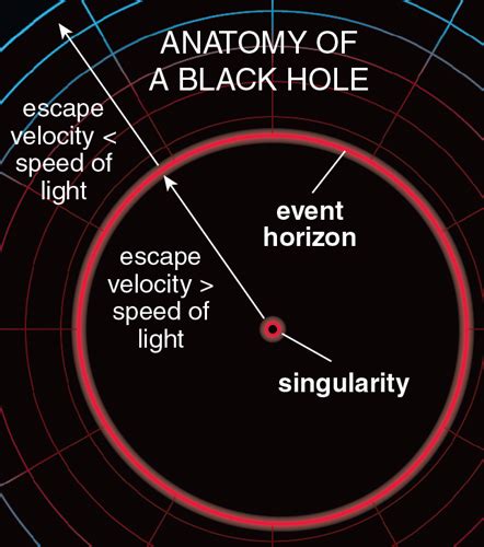 Event Horizon Black Hole Diagram - Spacotin