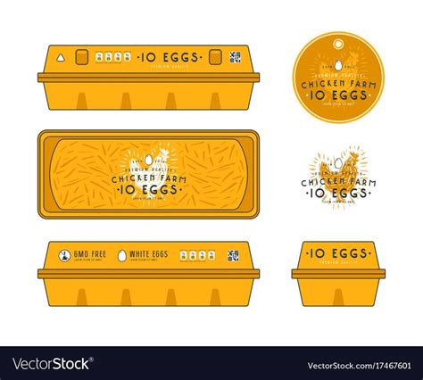 Egg Carton Label Template