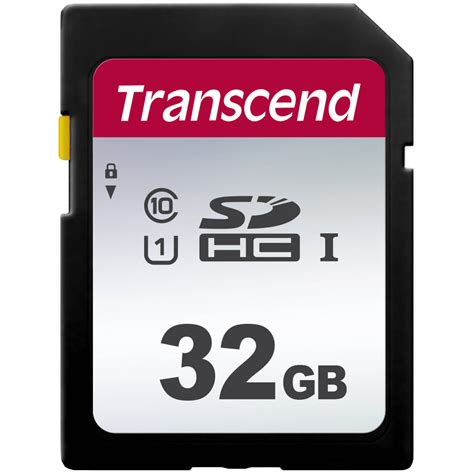 Transcend 32GB 300S UHS-I SDHC Memory Card TS32GSDC300S B&H