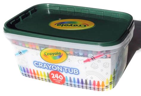 240 Count Crayola Crayon Tub | Jenny's Crayon Collection