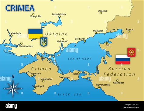 Crimea map hi-res stock photography and images - Alamy