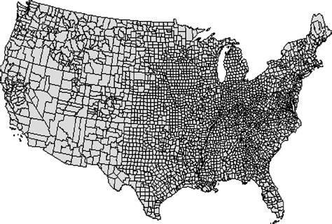 3,058 U.S.A Counties | Download Scientific Diagram