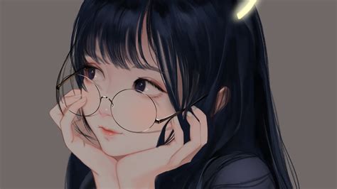 Anime Girl Glasses Icons - MAXIPX