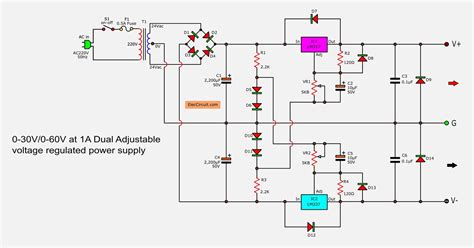 Variable Voltage Power Supply Circuit Diagram 3200v Power Su