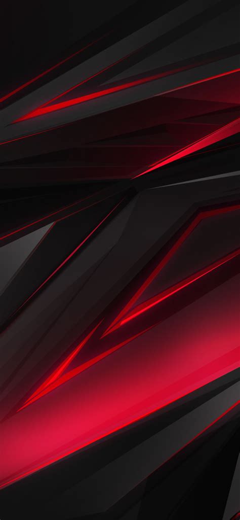 Polygonal Abstract Red Dark Wallpaper | Android wallpaper red, Dark ...