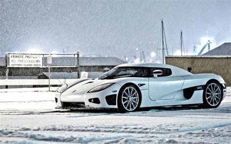 Wallpaper : snow, winter, sports car, Koenigsegg CCX, Koenigsegg CCR ...