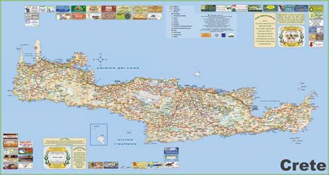 Large Crete Maps For Free Download And Print | High-Resolution And - Printable Map Of Crete ...