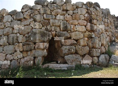 Cyclopean walls mycenaean citadel tiryns hi-res stock photography and images - Alamy