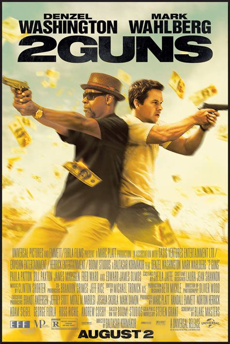 Mark Wahlberg and Denzel Washington Talk 2 GUNS, Teaming Up for the First Time, Improv ...