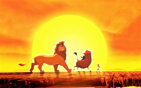 HD wallpaper: walt, disney, lion, king, anime, art, poster, orange ...