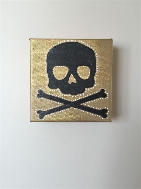 Items similar to Skull on Canvas on Etsy