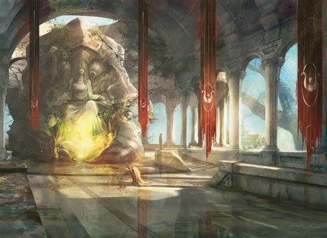 Commune with the Gods MtG Art from Theros Set by Aleksi Briclot - Art of Magic: the Gathering