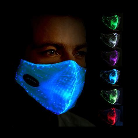 Unisex Luminous Light Up Face Mask | Light Up Wear