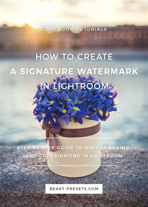 How to Watermark Your Photos in Lightroom