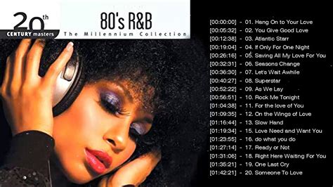 R&B Music Hits Of The 80's - Top 20 Best R&B Love Songs Of All Time in 2021 | R&b love songs, R ...