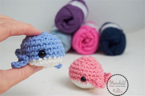 How to crochet an amigurumi whale - A free crochet pattern