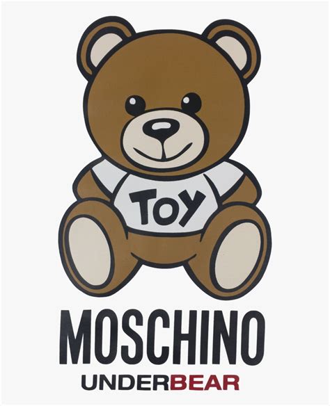 Moschino Underbear T Shirt , Png Download - Logo Moschino Bear Png ...